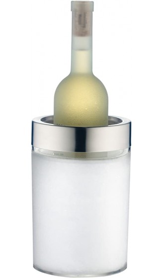 alfi Weinkühler Crystal Aktiv-Flaschenkühler aus doppelwandigem Acryl 0355.010.000 Sektkühler einfach im Gefrierfach vorkühlen Getränkekühler hält Flaschen über Stunden kalt - B000K0FE4CB