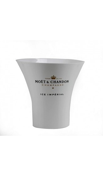 Moet & Chandon Champagner Flaschen-Kühler Ice Impérial Acryl weiß ~mn 1007 1033 - B07KJCRQFJV
