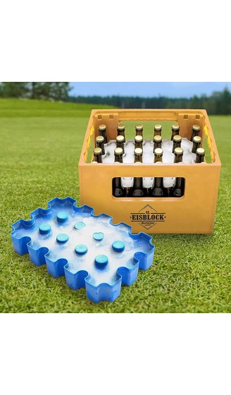 Monsterzeug Bierkasten Eisblock Bierkühler Eiswürfelform für Bierkästen mit 24 Flaschen x 0,33 l Geschenkidee für Biertrinker - B07VZN6P676