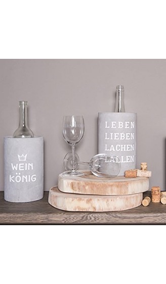 Räder Vino Beton Weinkühler Flasche + Glas - B00LVRDBHAJ
