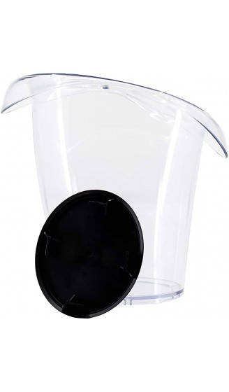 Stylgs Sektkühler mit Tropfuntersatz | Weinkühler aus transparentem Plastik | Unzerbrechlich und Spülmaschinenfest | EIS – Behälter für schnelles kühlen - B08WKRG2HLK