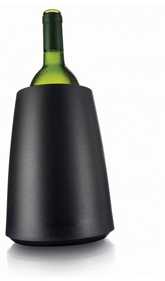 Vacu Vin 3649360 Aktiv Weinkühler Elegant Edelstahl & Aktiv Weinkühler Elegant Schwarz Kunststoff - B0999JDFL4E