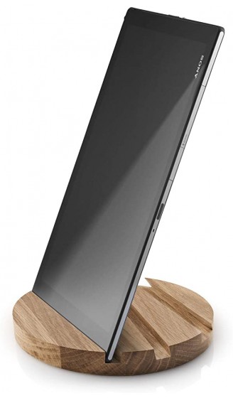 SmartMat Untersetzer Tablet Halter Eiche Ø 17,7cm - B07P656H5DP