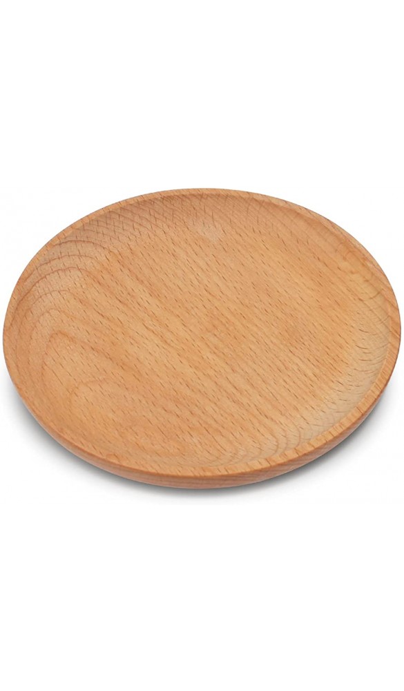 Untersetzer auf Holz Coaster für Getränke 100% Naturholz Verwendung als Snackteller Servierteller kleines Tablett oder Untersetzer 12*12cm Helle Farbe - B09NXGWXWLZ